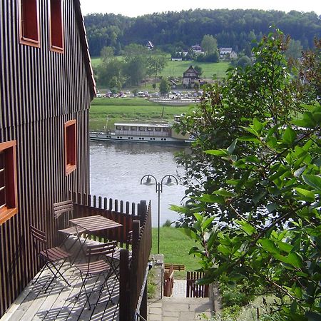 Ferienwohnungen Elbjuwel Rathen Bagian luar foto